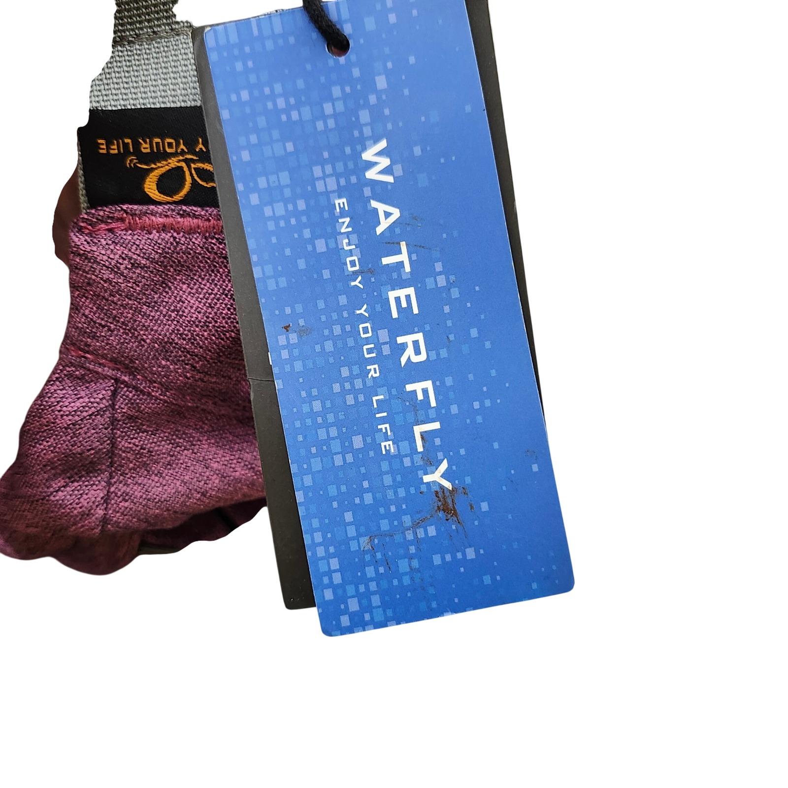 Waterfly Fanny Pack Heather Purple Nylon Waist Bag Nwt Adjustable Travel Hiking — image 3 of 8